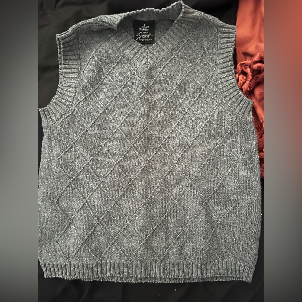 Boys Gray Sweater Vest